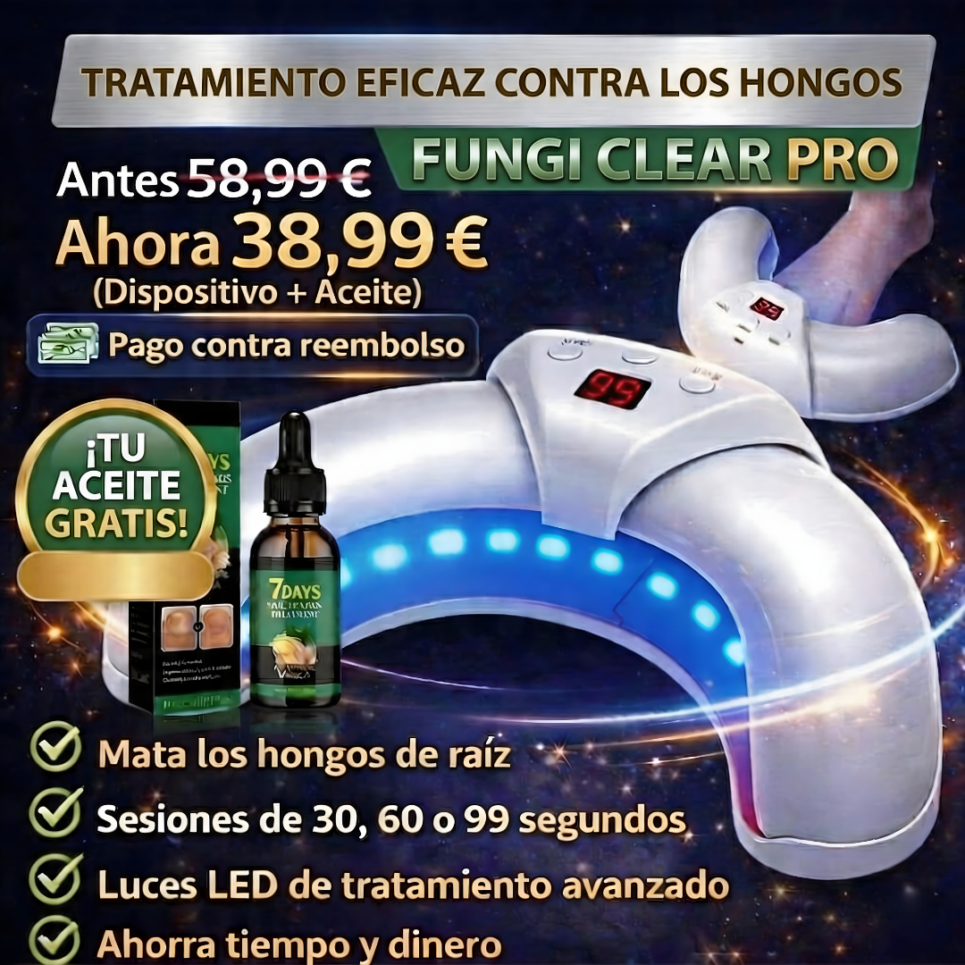 FungiClear Pro™ Solución Eficaz Contra Hongos en las Uñas