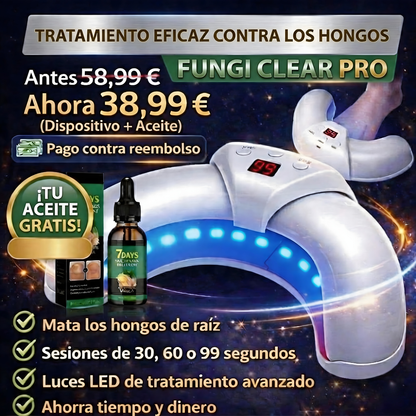 FungiClear Pro™ Solución Eficaz Contra Hongos en las Uñas